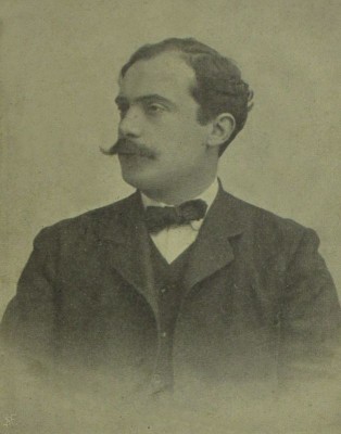 Genuzio Bentini, nato a Forlì il 7 giugno 1874. Importante avvocato del Foro Bolognese e membro della direzione del partito Socialista. Cartolina Illustrata. Particolare. Raccolta privata.