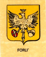 Stemma del Comune di Forlì. Collezione privata.