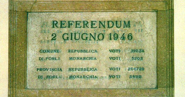 DUE GIUGNO 1946: REPUBBLICA