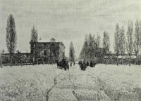 "Via Emilia da piazza del Nord". Oggi sarebbe viale Roma da piazzale Della Vittoria. "Le Cento Città D'Italia" 1889. Raccolta privata.
