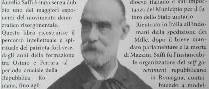 AURELIO SAFFI L’ULTIMO “VESCOVO” DI MAZZINI (LIBRO)